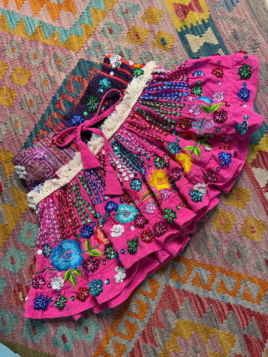 Gypsy Soul Mini Pink Skirt - 4