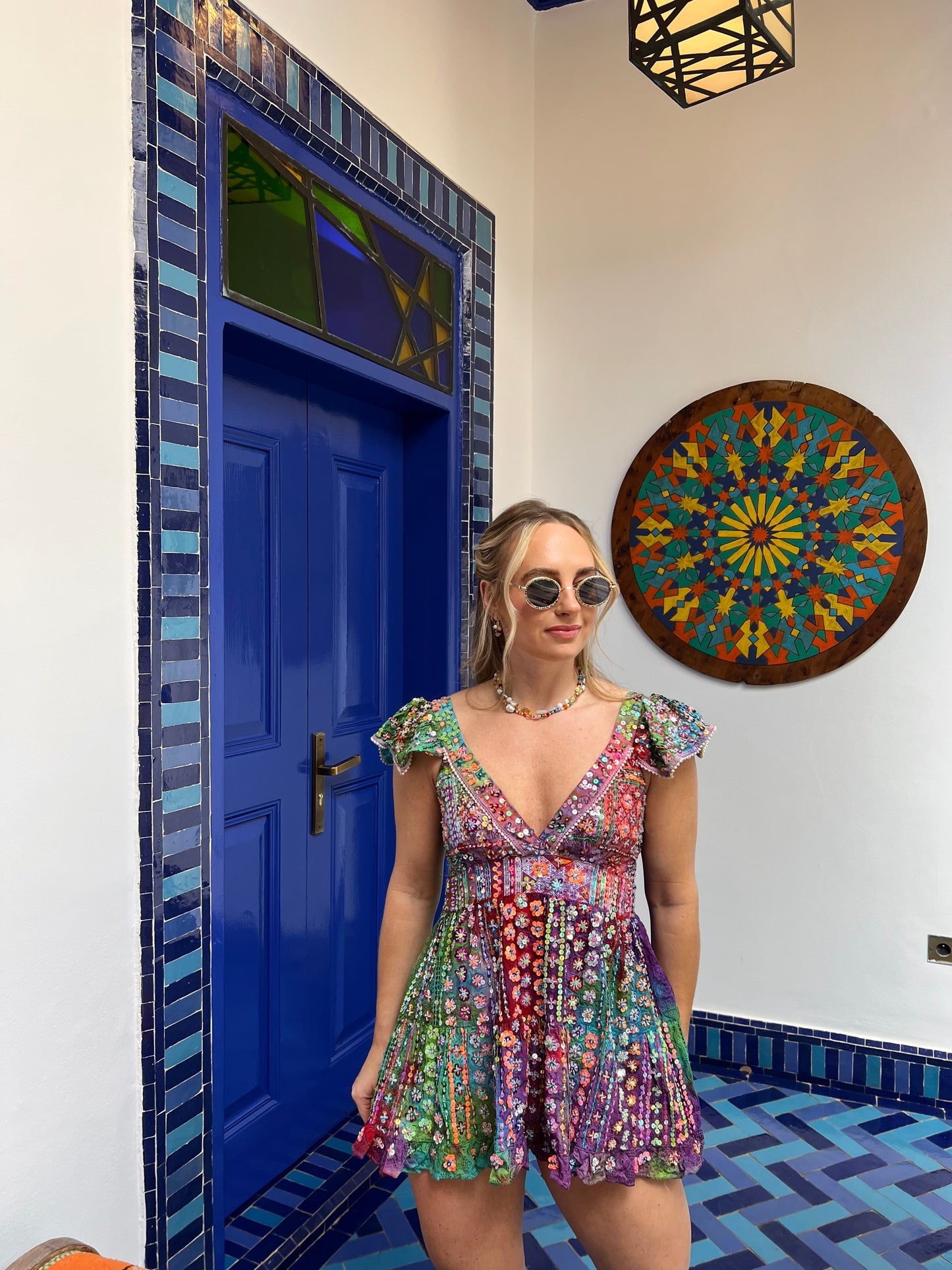 Gypsy Soul Tie Dye Broderie Anglaise Top - 1