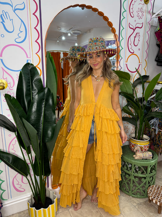 Bohemia Ruffle Maxi Jacket
