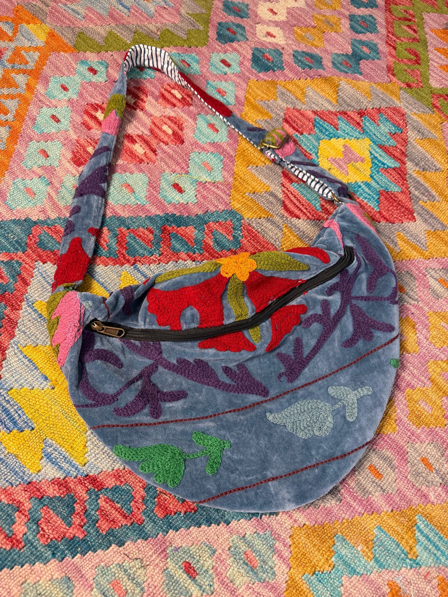Suzani Velvet Bum Bags
