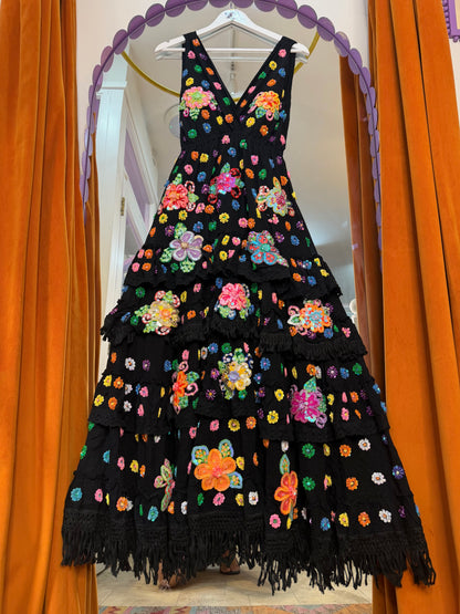 Gypsy Soul Maxi Dress in Black