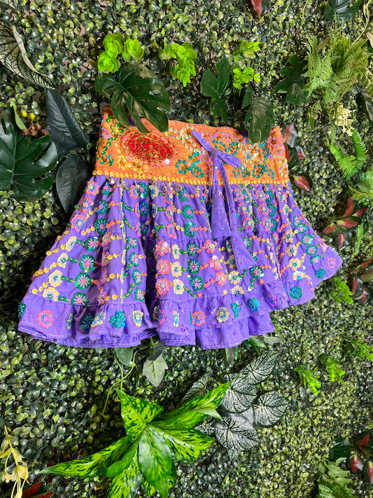 Gypsy Soul Mini Lilac Skirt - 5