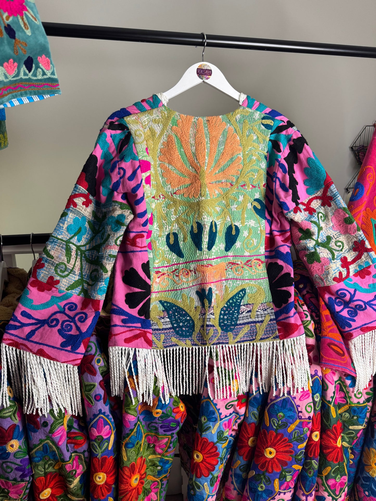 Kantha Suzani Tassel Jacket - UK 6-10