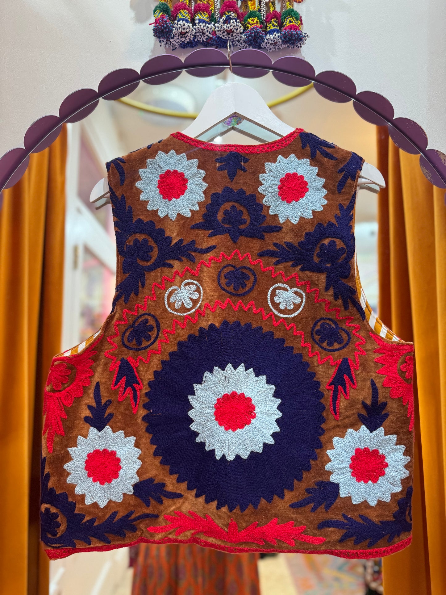 Velvet Flower Waistcoat