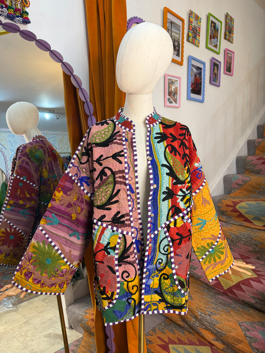 Blanket Kantha Jacket - 3