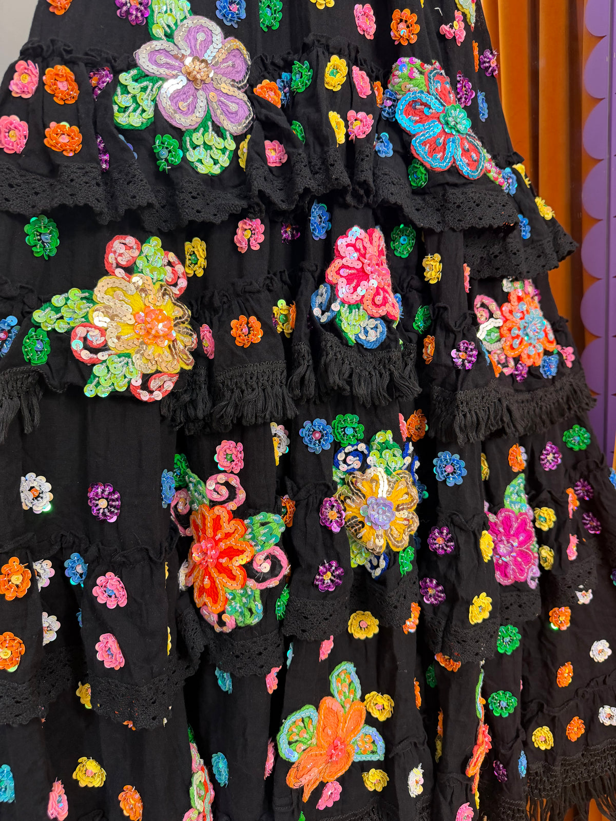 Gypsy Soul Maxi Dress in Black
