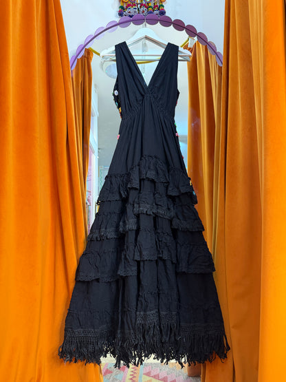 Gypsy Soul Maxi Dress in Black
