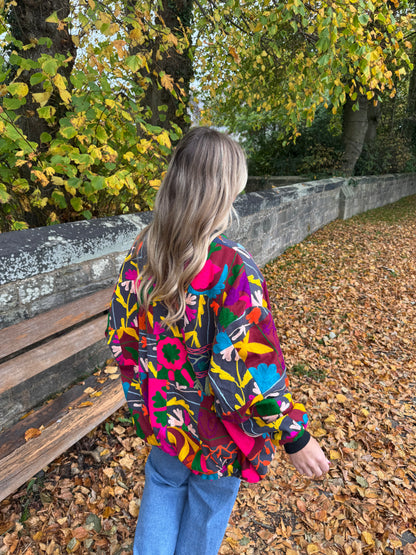 Suzani Oversized Bomber