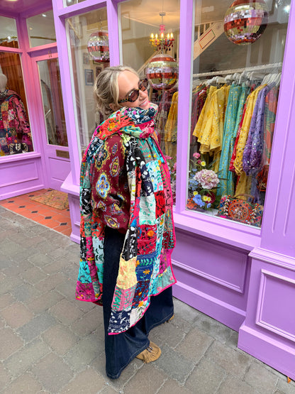 Phulkari XL Wool Scarf