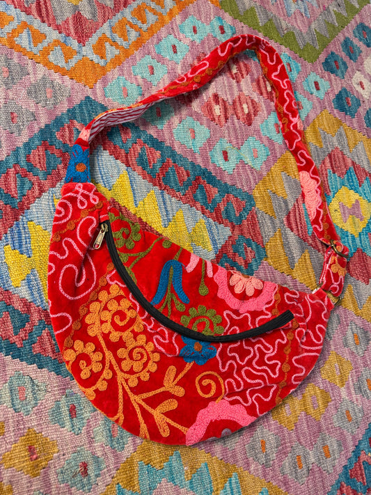 Suzani Velvet Bum Bags
