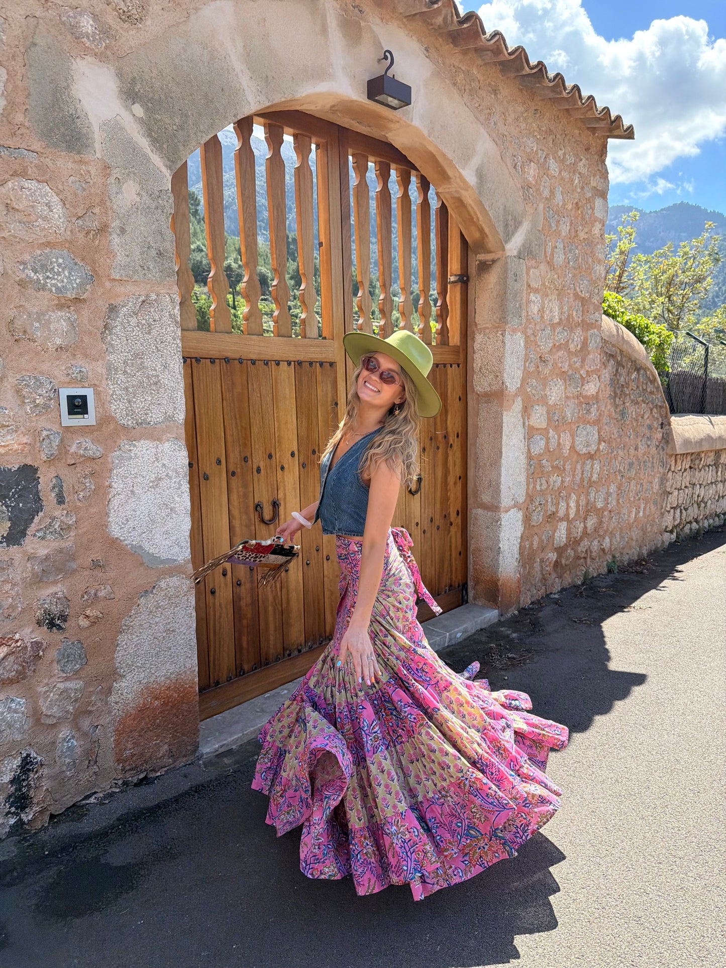 Frida Maxi Wrap Skirt