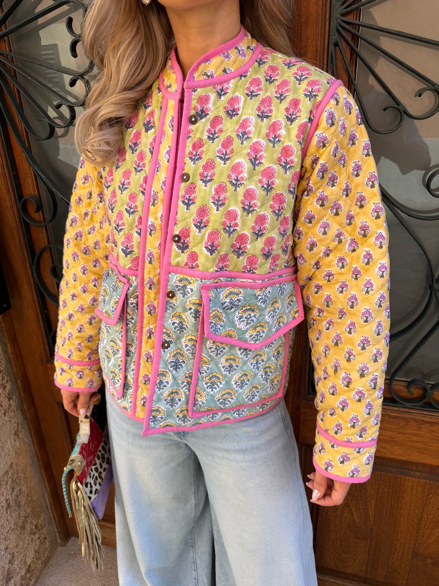 Pastel Quilted Jacket