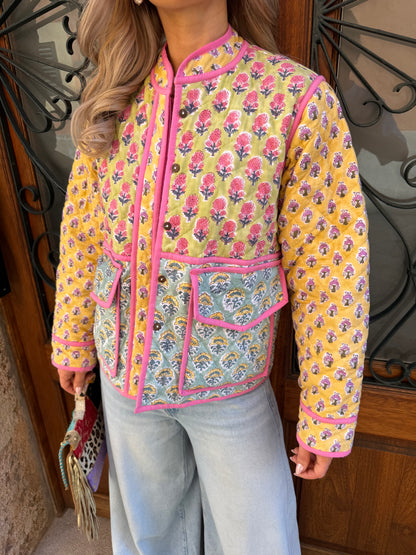 Pastel Quilted Jacket