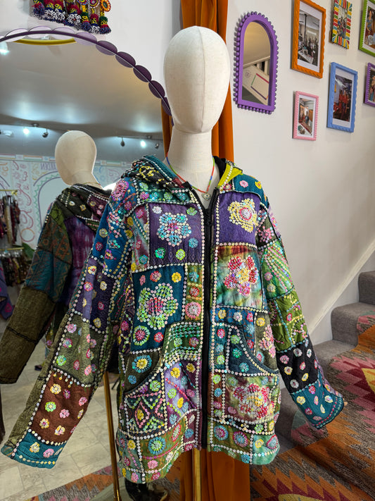 Gypsy Soul Patchwork Hoodie - 2
