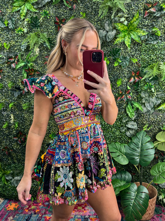 Gypsy Soul Flower Top - 35