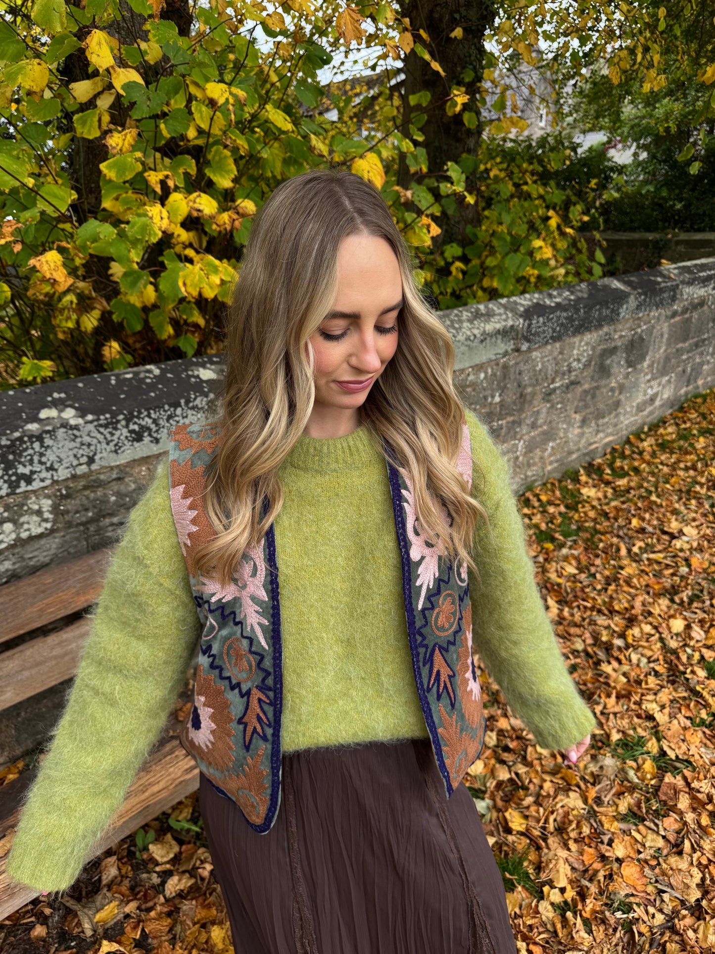 Velvet Flower Waistcoat