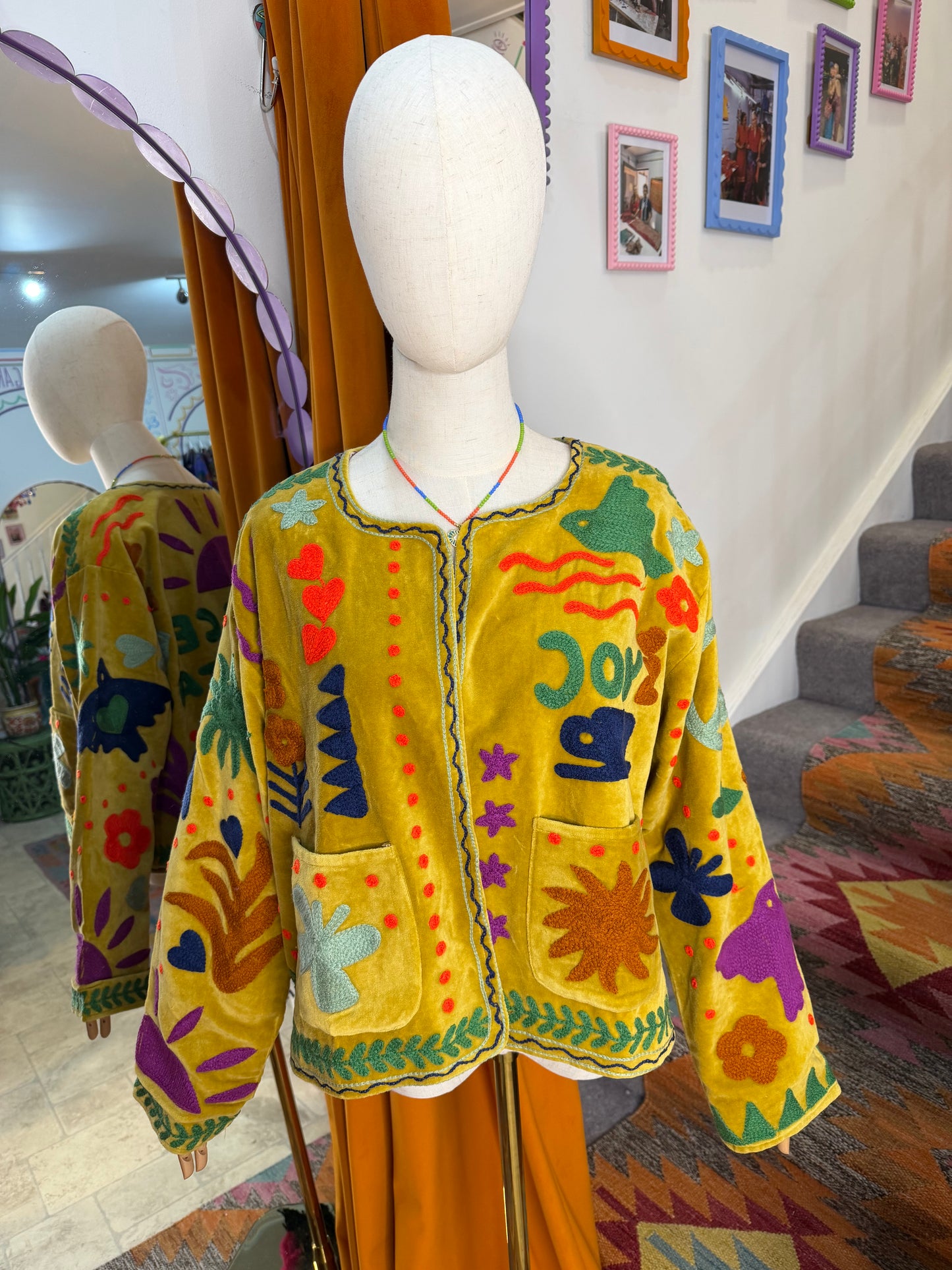 Joy Velvet Duster Jacket - 12