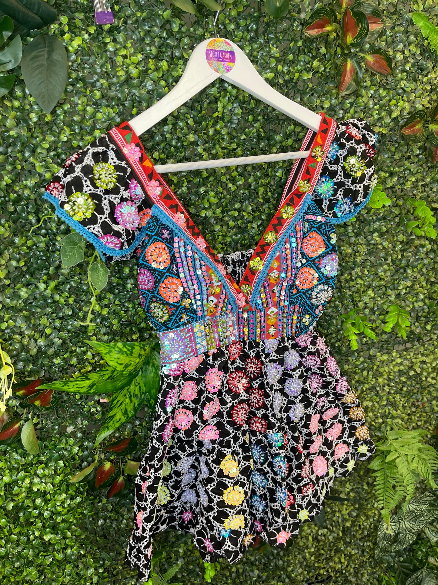 Gypsy Soul Black Broderie Anglaise Top - 41