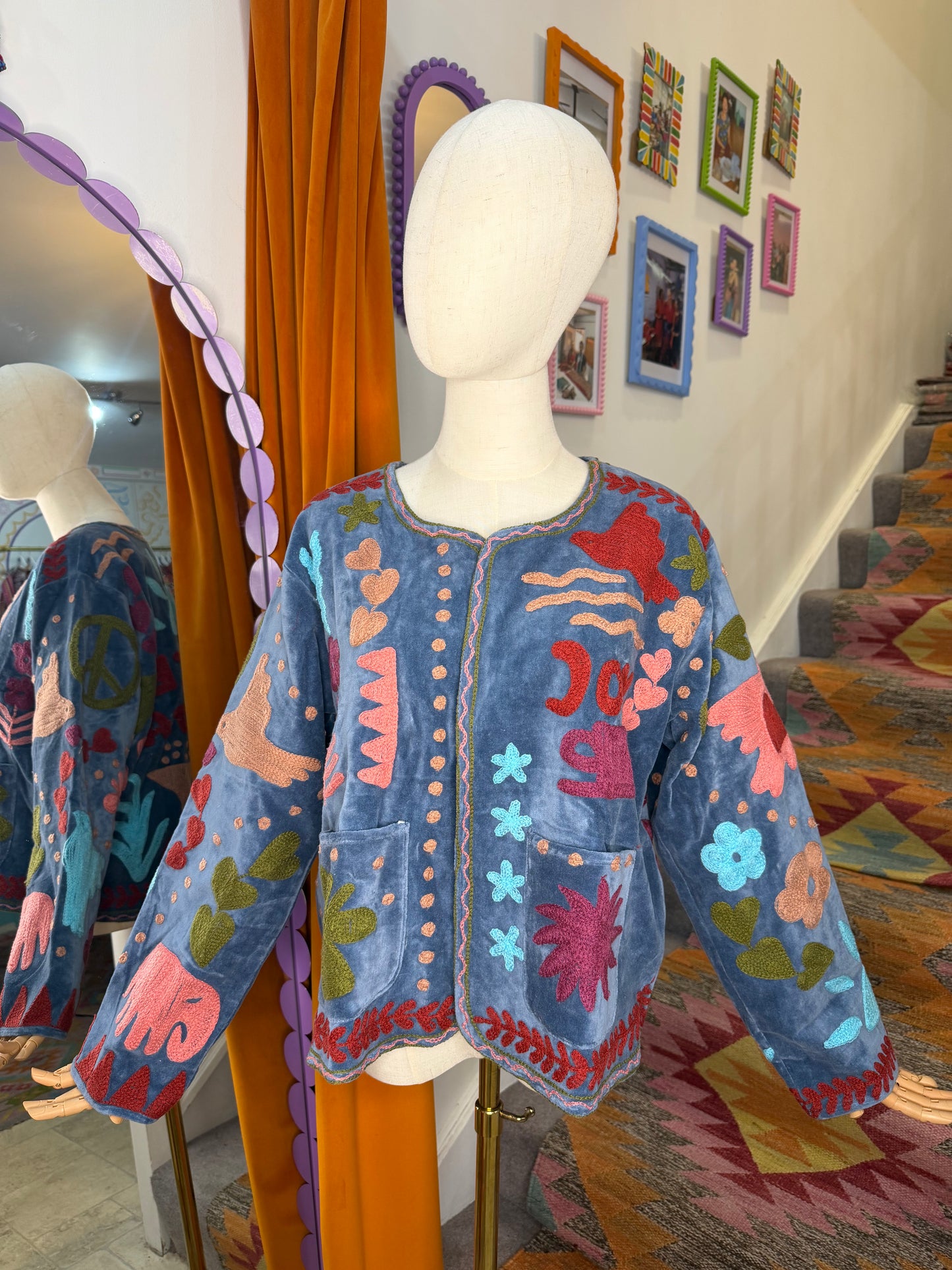 Joy Velvet Duster Jacket - 2