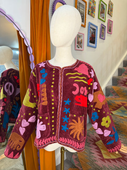 Joy Velvet Duster Jacket - 4
