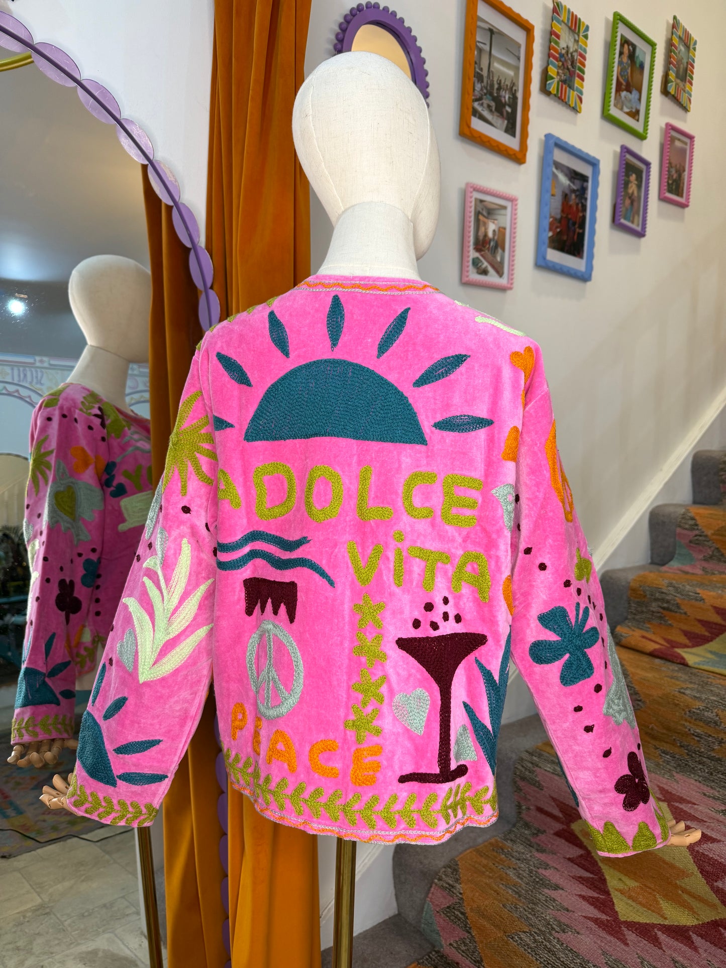 Joy Velvet Duster Jacket - 5