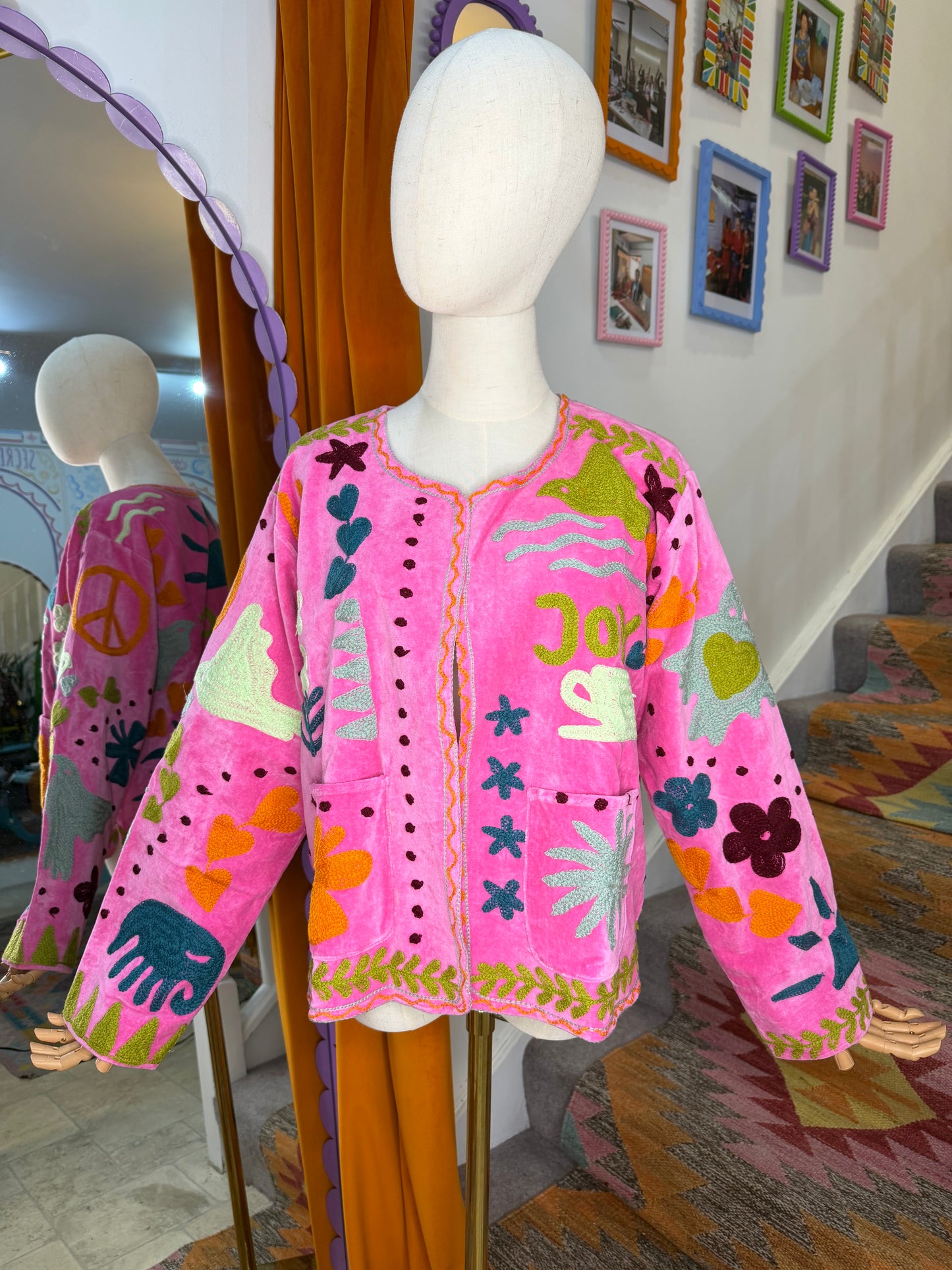 Joy Velvet Duster Jacket - 5