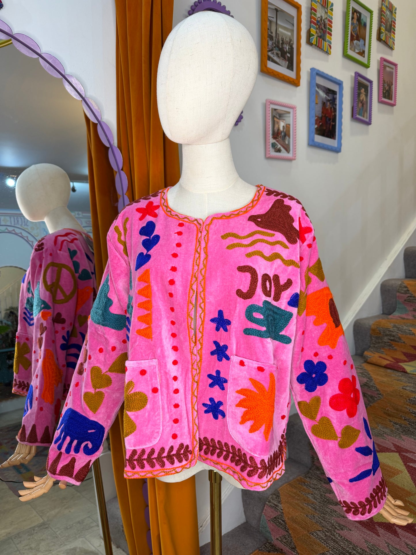 Joy Velvet Duster Jacket - 6