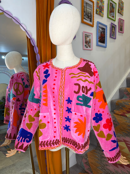 Joy Velvet Duster Jacket - 6