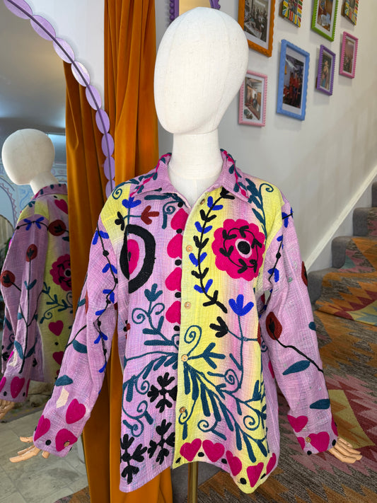 Suzani Kantha Shacket - 2
