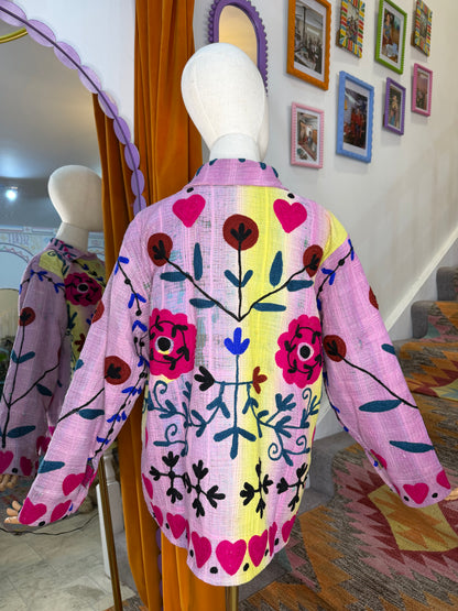 Suzani Kantha Shacket - 2