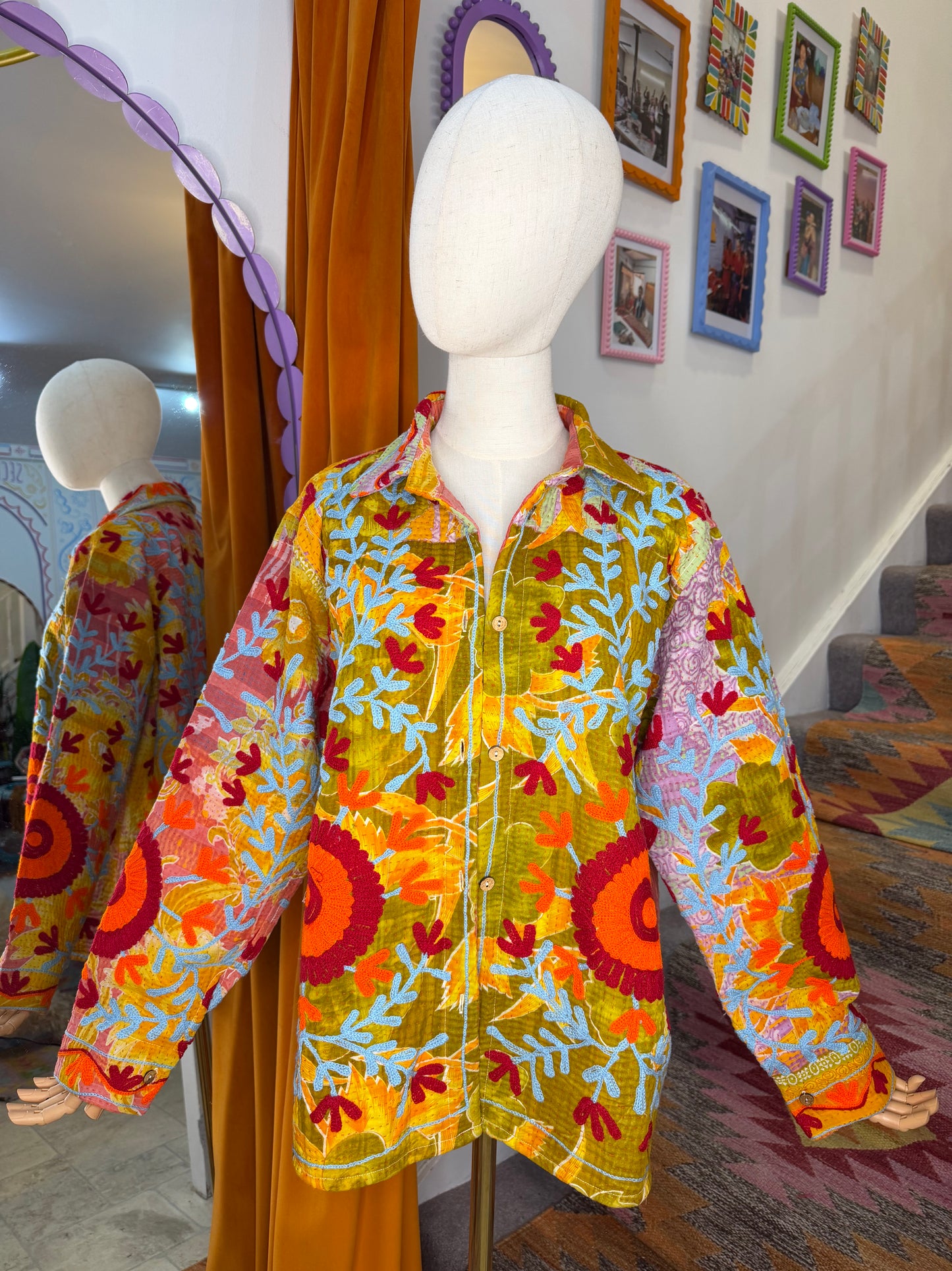 Suzani Kantha Shacket - 3