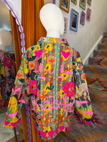 Suzani Kantha Shacket - 4