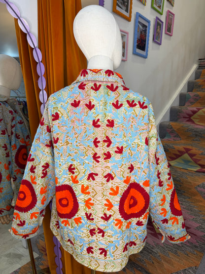 Suzani Kantha Shacket - 5
