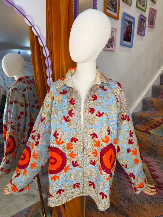 Suzani Kantha Shacket - 5