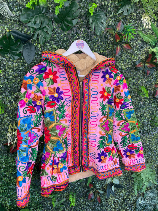 The Rio Flower Fleece Pink - Size 6-8 - 5
