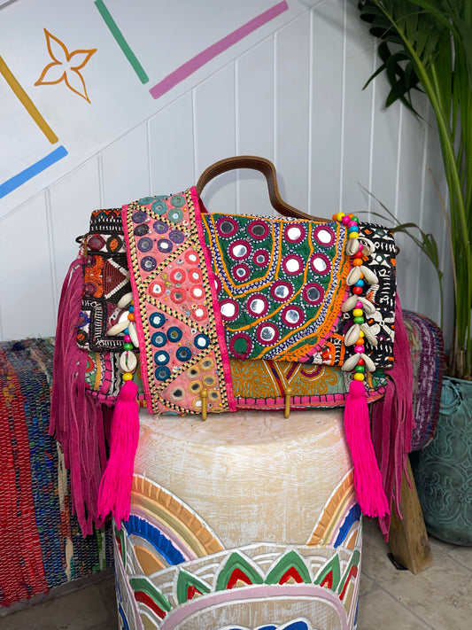 Havana Bag Pink Tassel - 2
