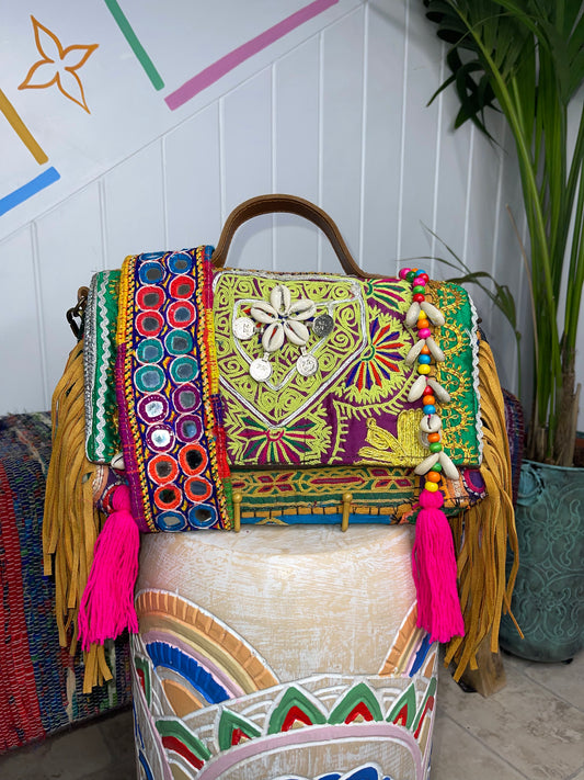 Havana Bag Tan Tassel - 40