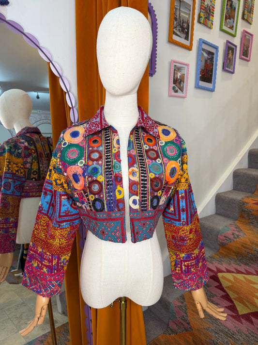 Jaipur Cropped Jacket - 5