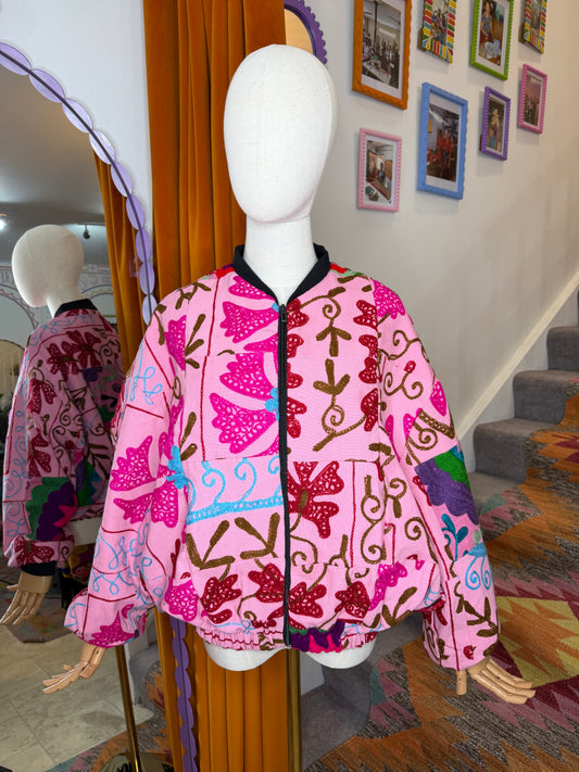 Suzani Oversized Bomber - 1