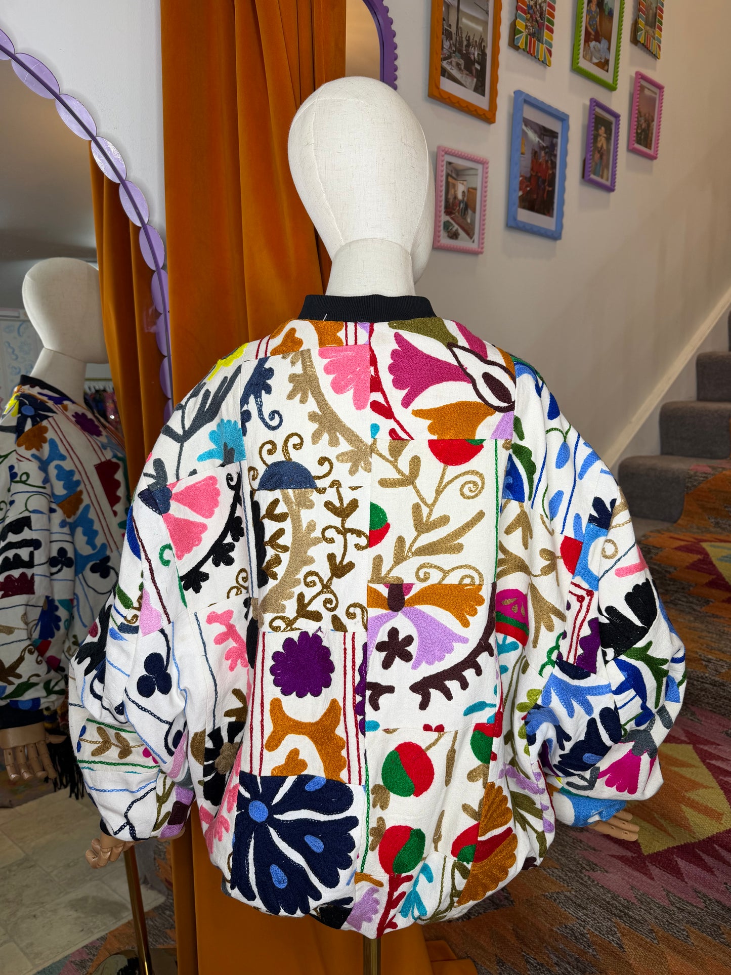 Suzani Oversized Bomber - 5
