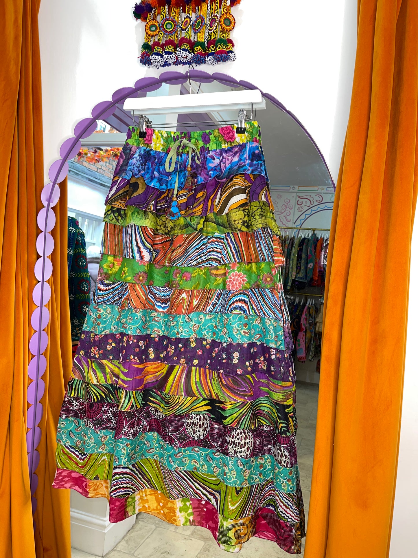 Ruffle Maxi Skirt - 1