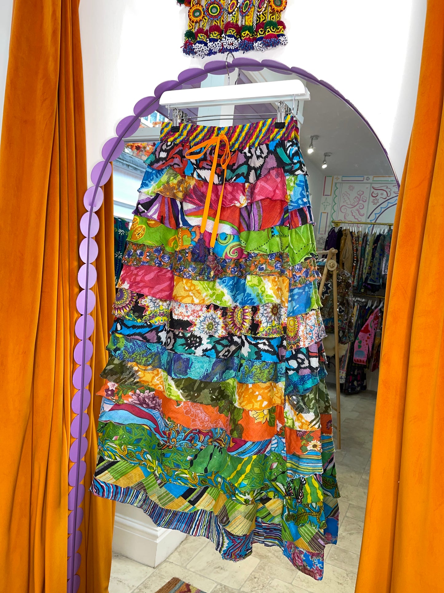 Ruffle Maxi Skirt - 2