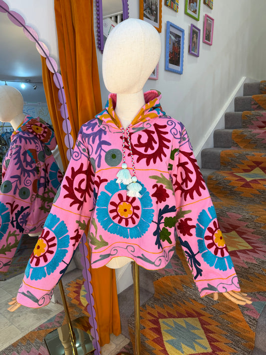 Suzani Hoodie Pink - 2