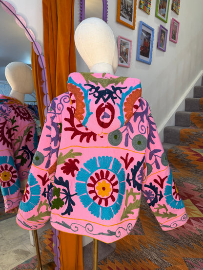 Suzani Hoodie Pink - 2