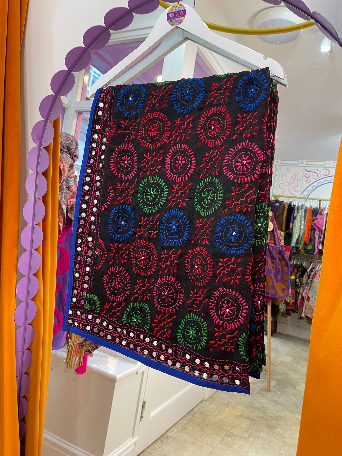 Phulkari Wool Scarf - 9