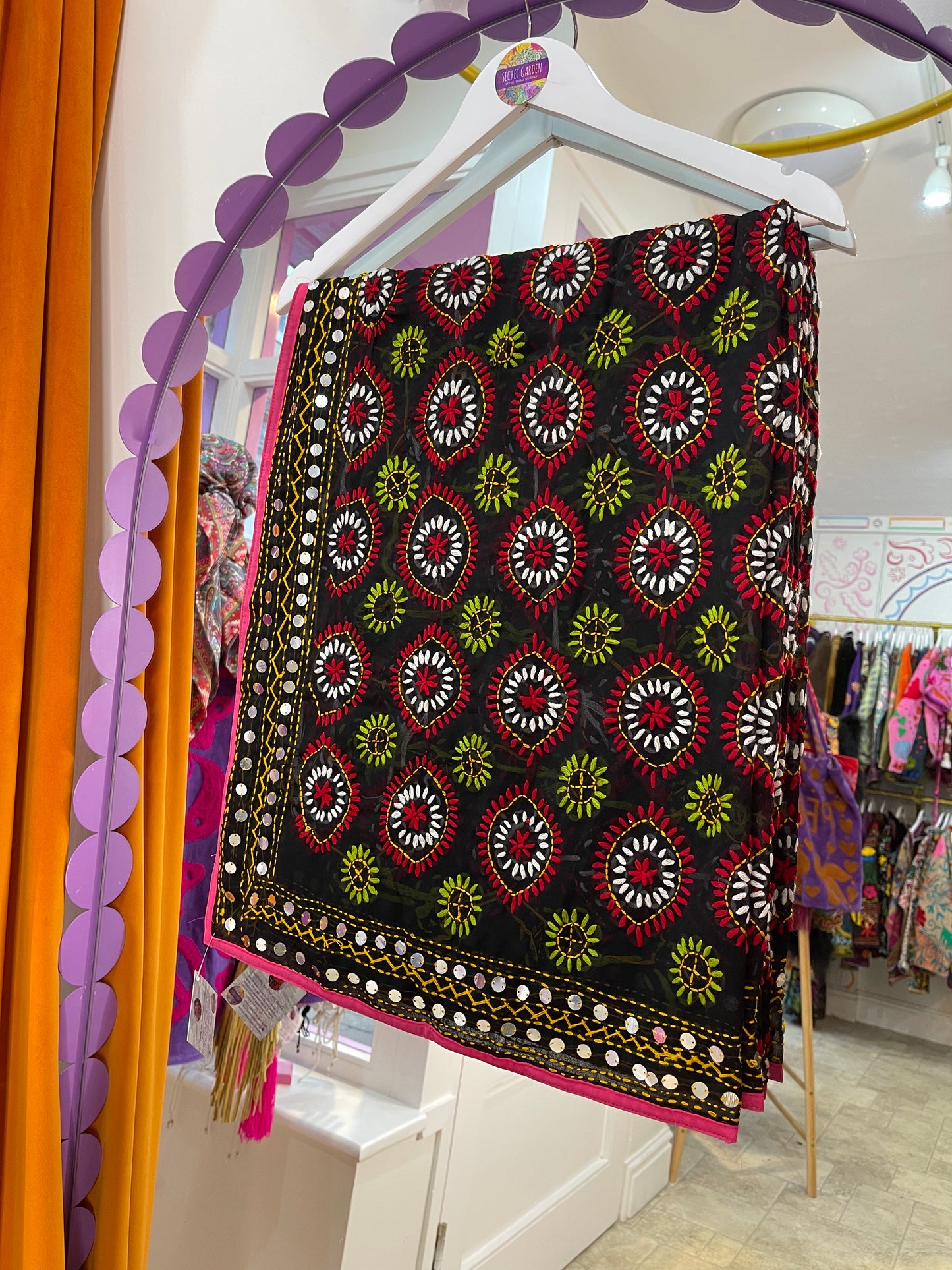 Phulkari Wool Scarf - 21