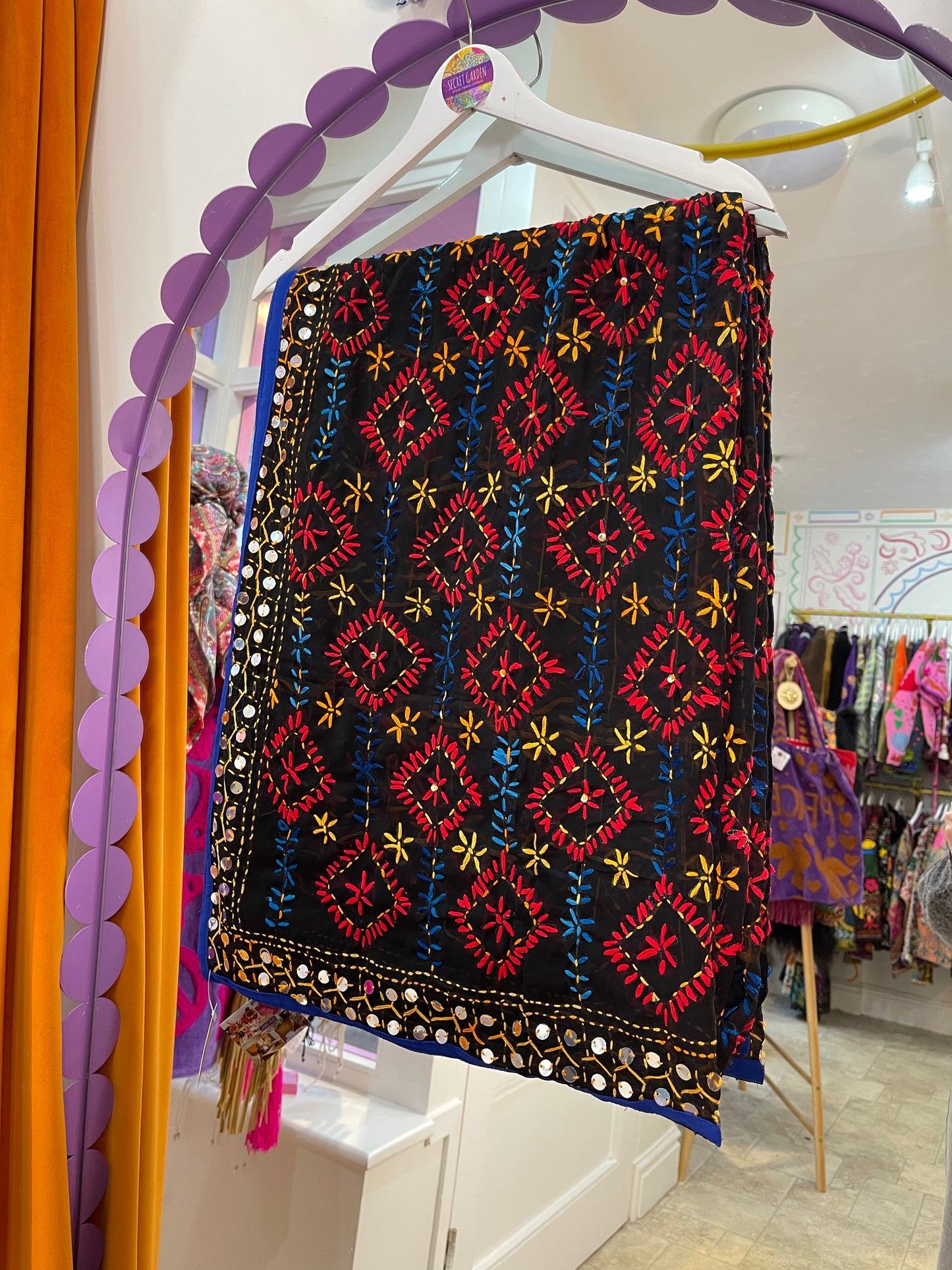 Phulkari Wool Scarf - 22