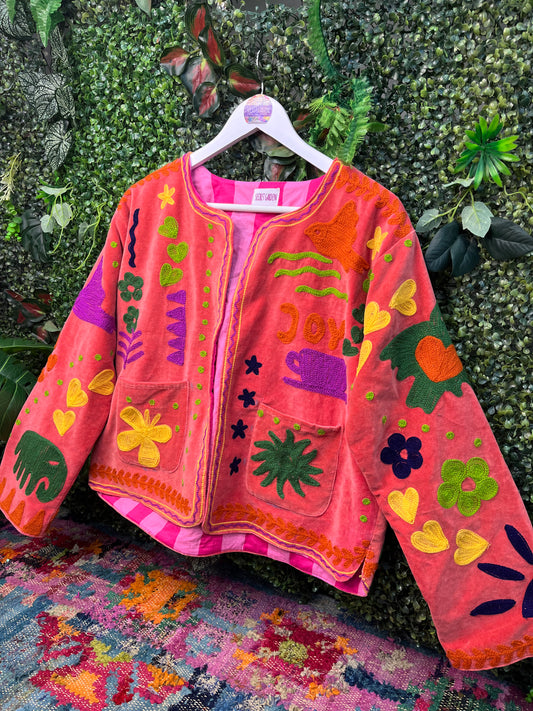 JOY Velvet Duster Jacket - 16