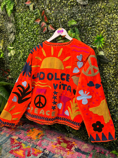 JOY Velvet Duster Jacket - 24
