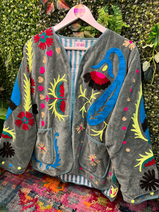 Velvet Love Duster Jacket